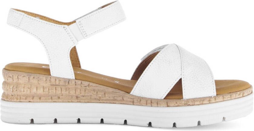 Gabor Sleehaksandaaltjes Genua riemchensandaal comfort-schoen zomerschoen stretchinzet breedte g