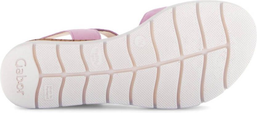 Gabor Sleehaksandaaltjes Genua riemchensandaal comfortabele schoen sieraandeel g-breedte