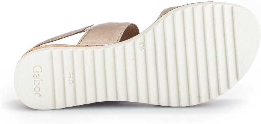 Gabor Sleehaksandaaltjes Genua riemchensandaal zomerschoen comfort-schoen in breedte g (=breed)