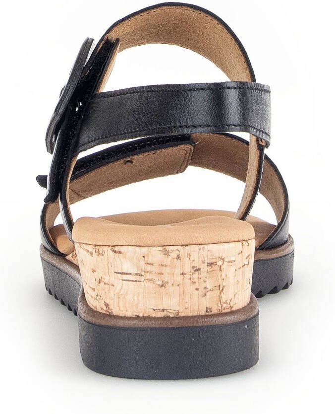 Gabor Sleehaksandaaltjes Genua riemchensandaal zomerschoen comfort-schoen in breedte g (=breed)