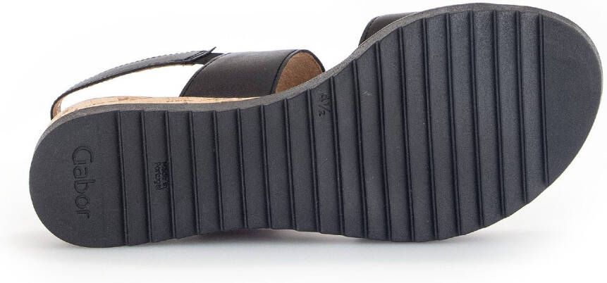 Gabor Sleehaksandaaltjes Genua riemchensandaal zomerschoen comfort-schoen in breedte g (=breed)