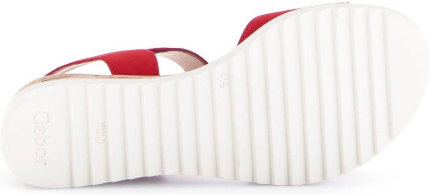 Gabor Sleehaksandaaltjes Genua zomerschoen bandensandaal comfortabele schoen in breedte g (=wijd)