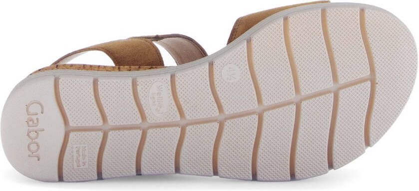 Gabor Sleehaksandaaltjes Genua zomerschoen bandensandaal comfortabele schoen in breedte g (=wijd)