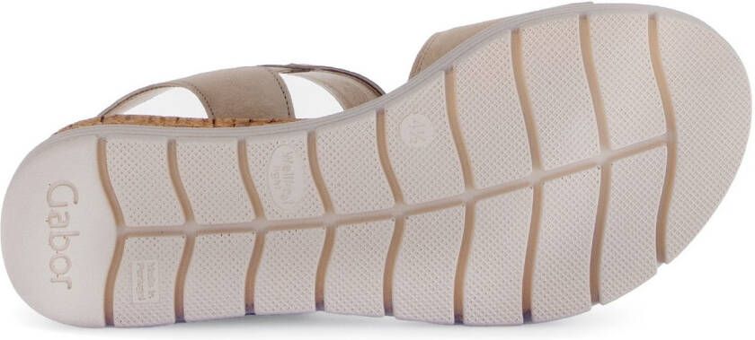 Gabor Sleehaksandaaltjes Genua zomerschoen bandensandaal comfortabele schoen in breedte g (=wijd)