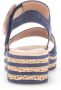 Gabor Sandalen blauw Nubuck Dames - Thumbnail 5