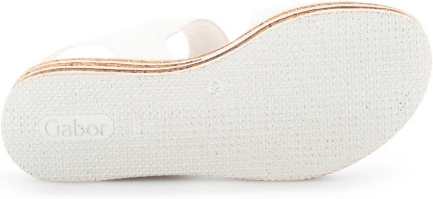 Gabor Sleehaksandaaltjes zomerschoen bandensandaal klittenbandsluiting onder de decoratieve gesp