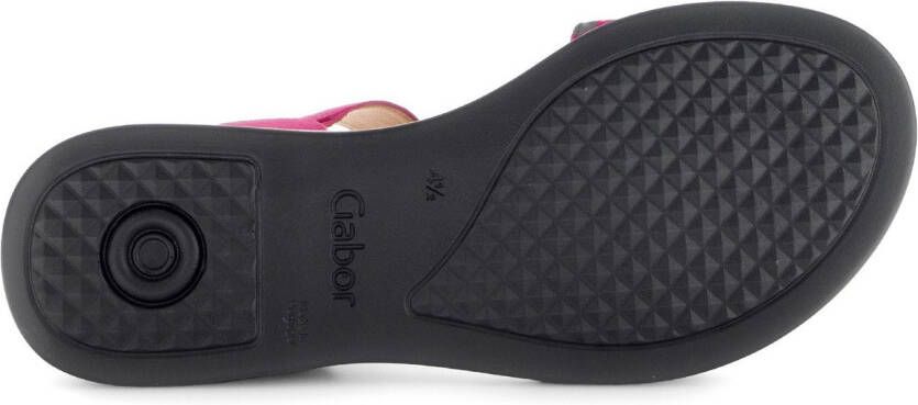 Gabor Sleehaksandaaltjes Rhodos riemchensandaal comfort-schoen zomerschoen met mooie sierspeld