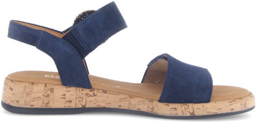Gabor Sleehaksandaaltjes Rhodos riemchensandaal comfort-schoen zomerschoen met mooie sierspeld