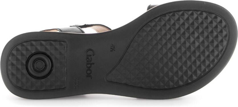 Gabor Sleehaksandaaltjes Rhodos riemchensandaal comfort-schoen zomerschoen met mooie sierspeld