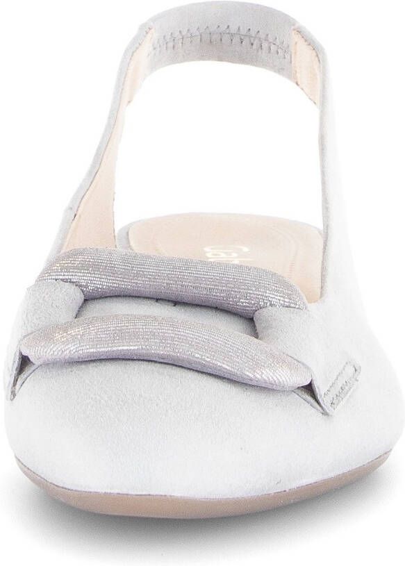 Gabor Slingback pumps Blokhak feestelijke schoen trouwschoen met elastische bandjes