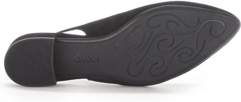 Gabor Slingback pumps blokhak avondschoen zomerschoen met elastische band
