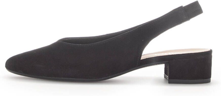 Gabor Slingback pumps blokhak avondschoen zomerschoen met elastische band