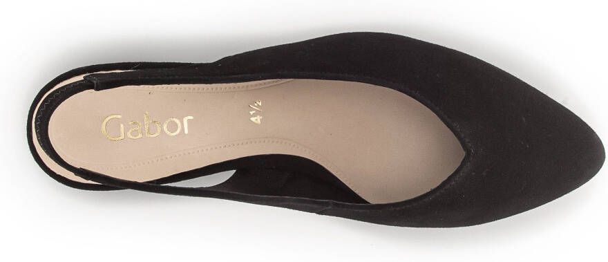 Gabor Slingback pumps blokhak avondschoen zomerschoen met elastische band