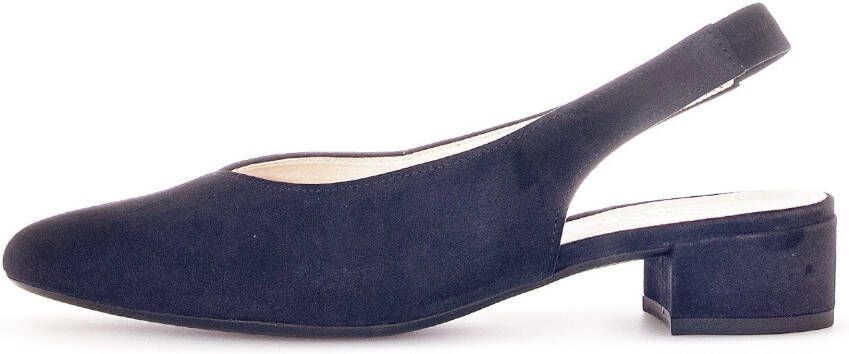 Gabor Slingback pumps blokhak avondschoen zomerschoen met elastische band