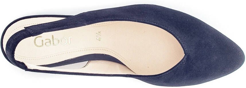 Gabor Slingback pumps blokhak avondschoen zomerschoen met elastische band