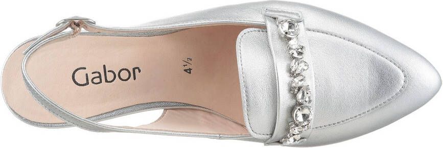 Gabor Slingback pumps blokhak avondschoen feestdag schoen in spitse vorm