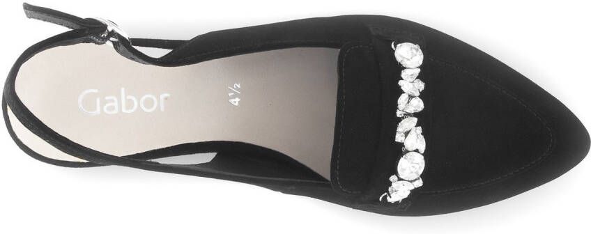 Gabor Slingback pumps blokhak avondschoen feestdag schoen in spitse vorm