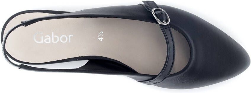 Gabor Slingback pumps blokhak avondschoen zakelijke schoen elastisch hielbandje