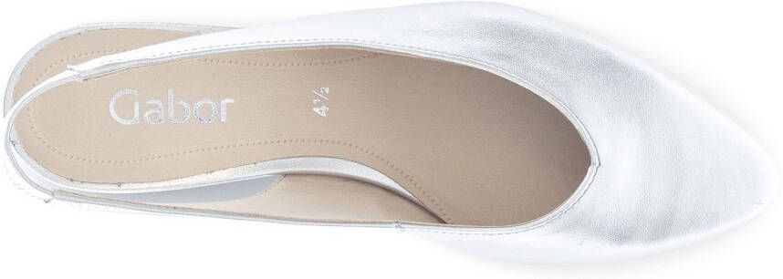 Gabor Slingback pumps blokhak feestdagsschoen avond-schoen met elastische band
