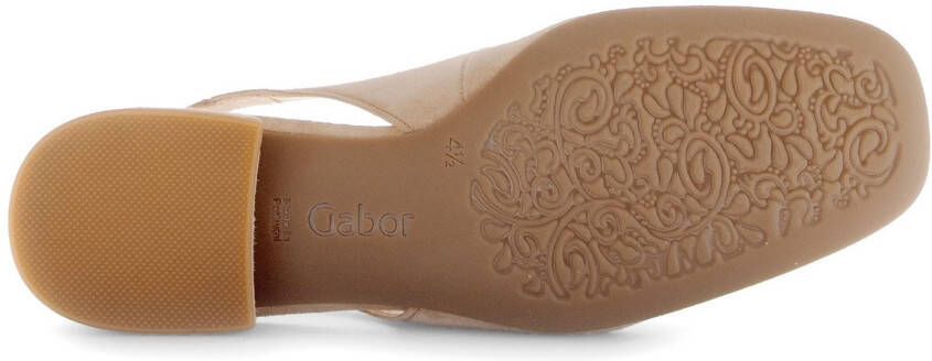 Gabor Slingback pumps Rhodos blokhak businessschoen verstelbaar riempje wijdte g (=breed)