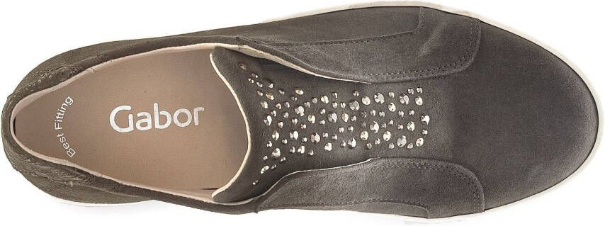 Gabor Slip-on sneakers met glanzende studs