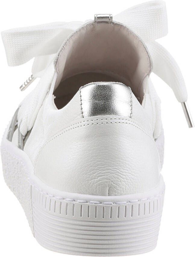 Gabor Slip-on sneakers Veterschoen lage schoen slipper met opgestikte versiersluiting