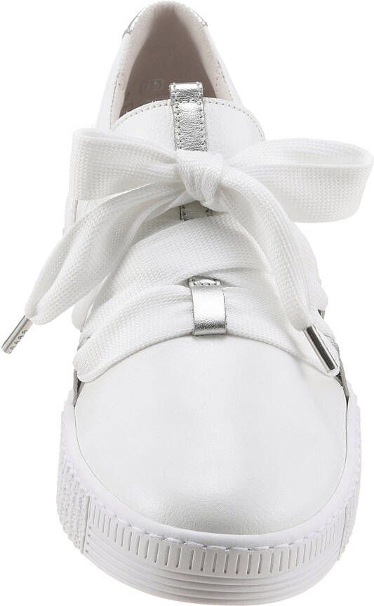 Gabor Slip-on sneakers Veterschoen lage schoen slipper met opgestikte versiersluiting