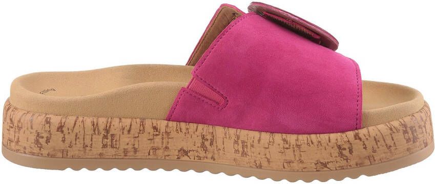 Gabor Slippers plateau zomerschoen comfortabele schoen best fitting voor goede pasvorm