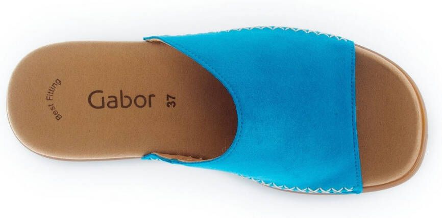 Gabor Slippers sleehak zomerschoen met best fitting-uitvoering