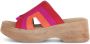 Gabor sandaal platteauzool rood - Thumbnail 9