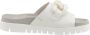 Gabor -Dames off-white-crÈme-ivoorkleur slippers & muiltjes - Thumbnail 5
