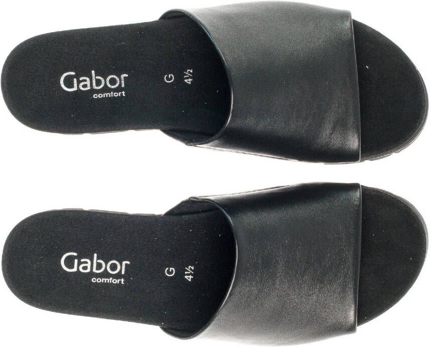 Gabor Slippers York platform zomerschoen slippers in comfortschoen schoenwijdte g (= wijd)