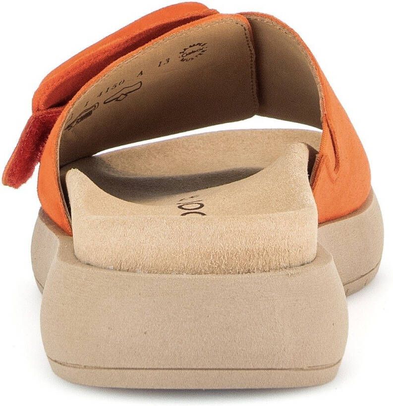 Gabor Oranje Velvet Muiltjes Modern Comfortabel Orange Dames - Foto 3