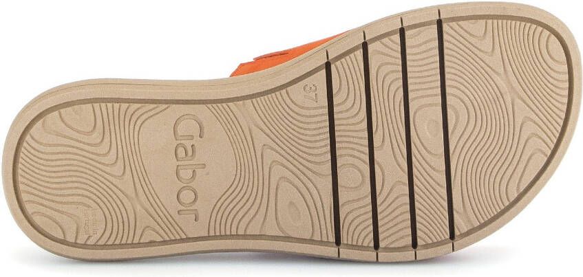 Gabor Oranje Velvet Muiltjes Modern Comfortabel Orange Dames - Foto 4