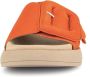 Gabor Oranje Velvet Muiltjes Modern Comfortabel Orange Dames - Thumbnail 5