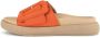 Gabor Oranje Velvet Muiltjes Modern Comfortabel Orange Dames - Thumbnail 6
