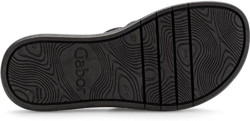 Gabor Slippers plateau zomerschoen slippers met best fitting-uitrusting