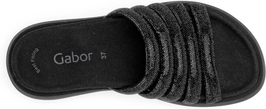 Gabor Slippers plateau zomerschoen slippers met best fitting-uitrusting