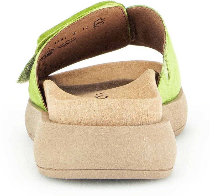 Gabor Slippers platform summer shoe slippers with large decorative buckle