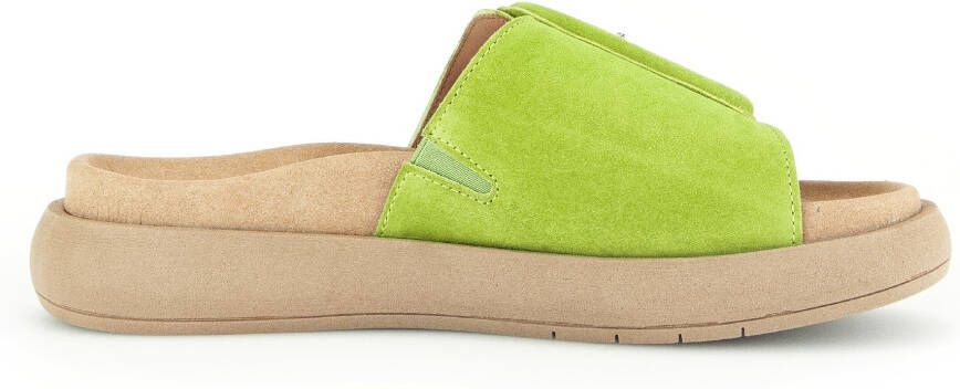 Gabor Slippers platform summer shoe slippers with large decorative buckle