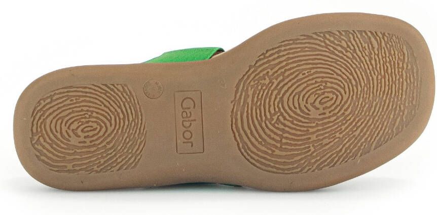Gabor Slippers sleehak zomerschoen pantoffels in een zomers kleurenpalet