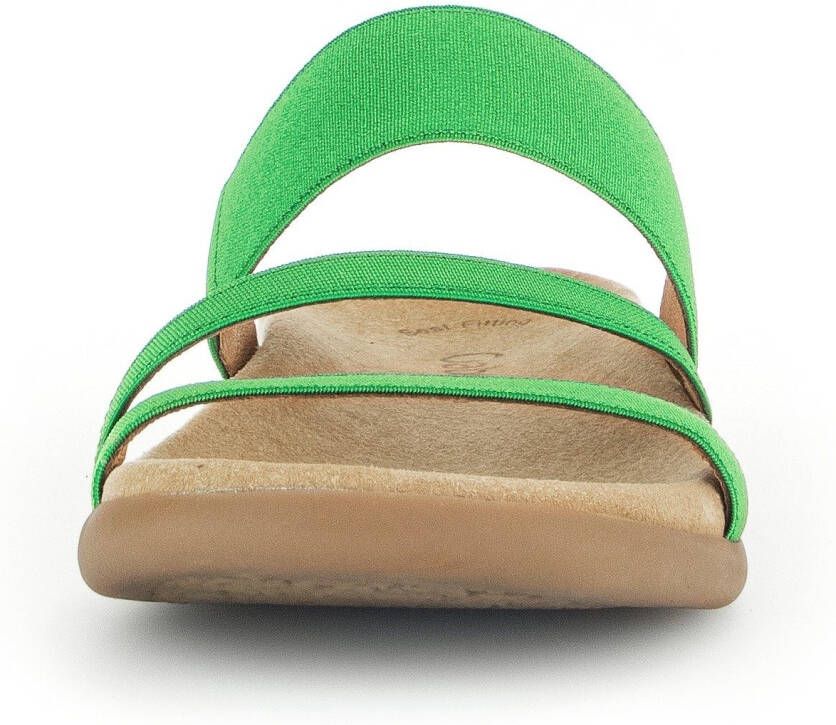 Gabor Slippers sleehak zomerschoen pantoffels in een zomers kleurenpalet