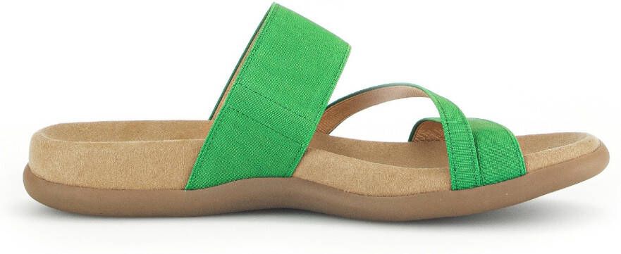 Gabor Slippers sleehak zomerschoen pantoffels in een zomers kleurenpalet
