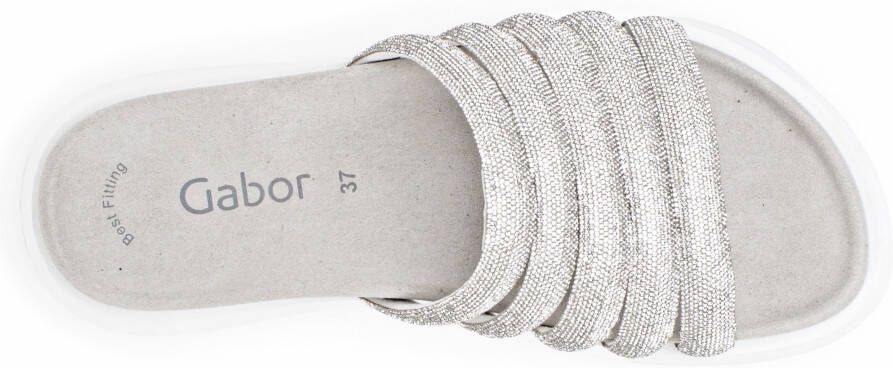 Gabor Slippers plateau zomerschoen slippers met best fitting-uitrusting