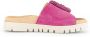 Gabor Slippers plateau zomerschoen slippers met sierparels aan de decoratieve gesp - Thumbnail 6