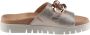 Gabor Slippers platform summer shoe slippers in metallic look - Thumbnail 6