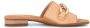 Gabor Cognac Leren Muiltjes met Juweel Detail Brown Dames - Thumbnail 8