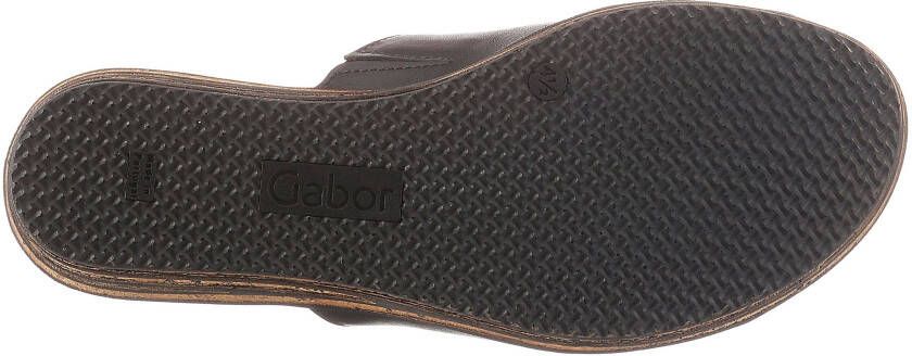 Gabor Slippers sleehak zomerschoen slipper geraffineerd hielontwerp
