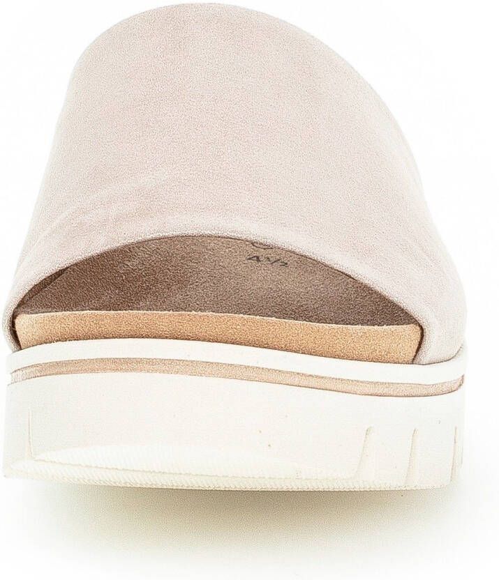 Gabor Slippers sleehak zomerschoen slippers met elastiek breedte g