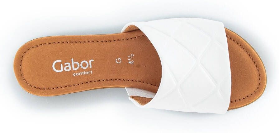 Gabor Slippers met kleine stretchinzet aan de binnenkant